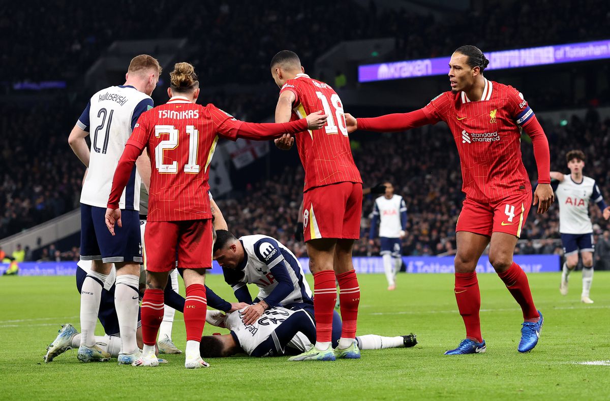 Scene tulburătoare în Tottenham - Liverpool: Rodrigo Bentancur s-a prăbușit pe gazon