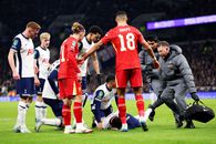 Scene tulburătoare în Tottenham - Liverpool: 9 minute de întrerupere, după ce colegul lui Drăgușin s-a prăbușit pe gazon