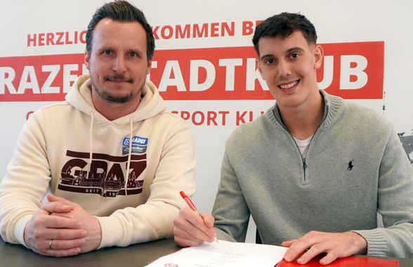 Nu la Genoa! Franz Stolz, prezentat la noua echipă, chiar în ziua în care Rapid i-a anunțat plecarea