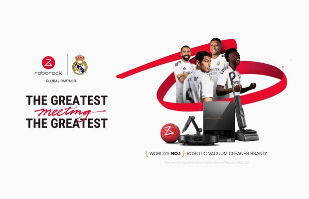 Roborock și Real Madrid anunță un parteneriat strategic în care inovația joacă rolul principal