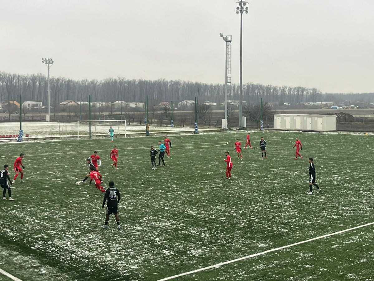 Unirea Slobozia - Câmpulung Muscel 6-0, meci amical