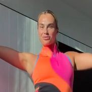 Aryna Sabalenka și-a pezentat echipamentul pentru Australian Open 2026 / foto: Instagram @arynasabalenka