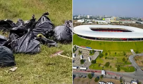 Șoc înainte de Cupa Mondială » Sute de saci cu rămășițe umane, găsiți lângă stadion // foto: X