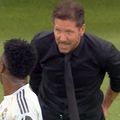 Conflictul dintre Diego Simeone și Vinicius Junior în Atletico - Real Madrid 1-2 din Supercupa Spaniei / Foto: X