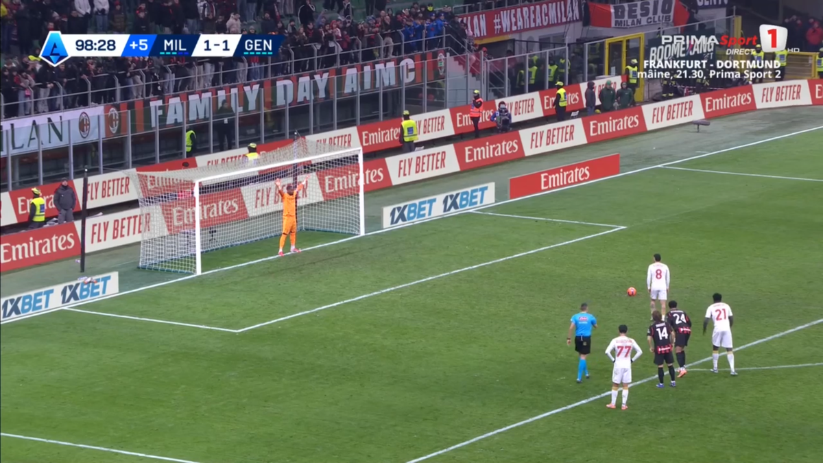 Stanciu a ratat un penalty în Milan - Genoa