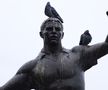 Statuia regretatului Cătălin Hîldan / FOTO: Andrei Furnigă (GSP)