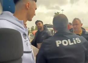 Scandal la plecarea lui Șut din Antalya! Ce a apucat să spună fotbalistul, în timp ce un reporter român era bruscat de polițiști