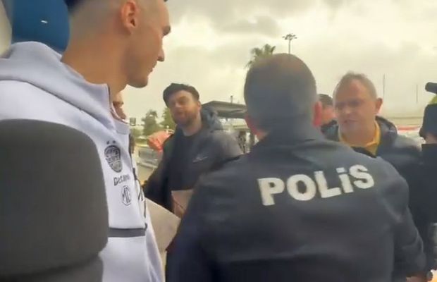 Scandal la plecarea lui Șut din Antalya! Ce a apucat să spună fotbalistul, în timp ce un reporter român era bruscat de polițiști