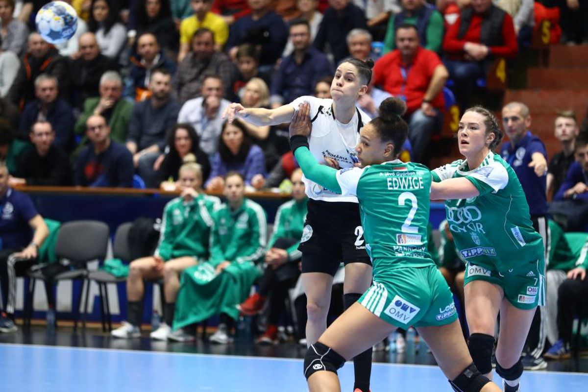 SCM RM. VÂLCEA - GYOR 20-29 // Kristina Liscevici: „E greu să joci cu Gyor aproape o repriză în inferioritate!”