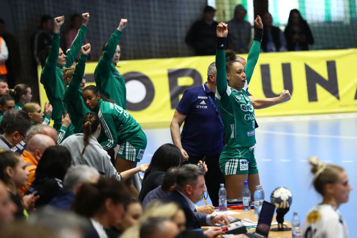 SCM RM. VÂLCEA - GYOR 20-29 // VIDEO+FOTO Fără scăpare! Campioana României a fost învinsă de Gyor în grupele Ligii Campionilor