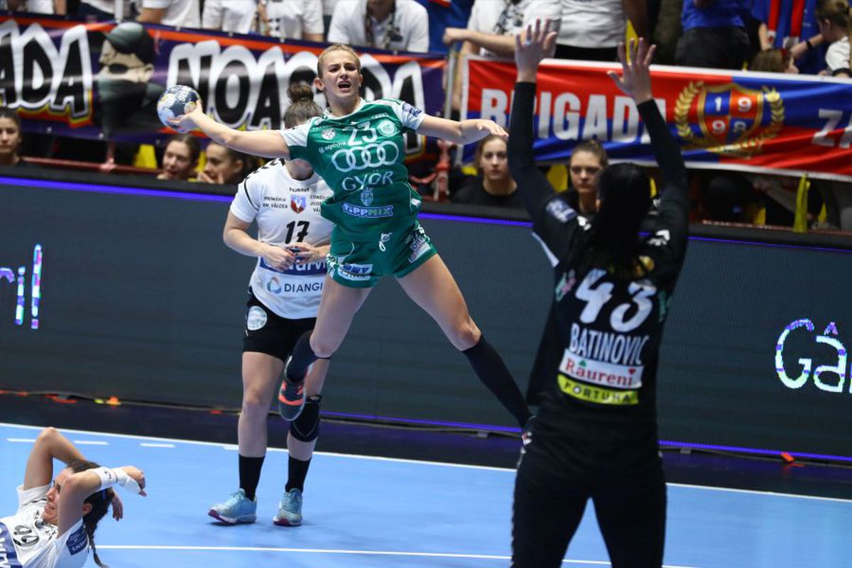 SCM RM. VÂLCEA - GYOR 20-29 // VIDEO+FOTO Fără scăpare! Campioana României a fost învinsă de Gyor în grupele Ligii Campionilor