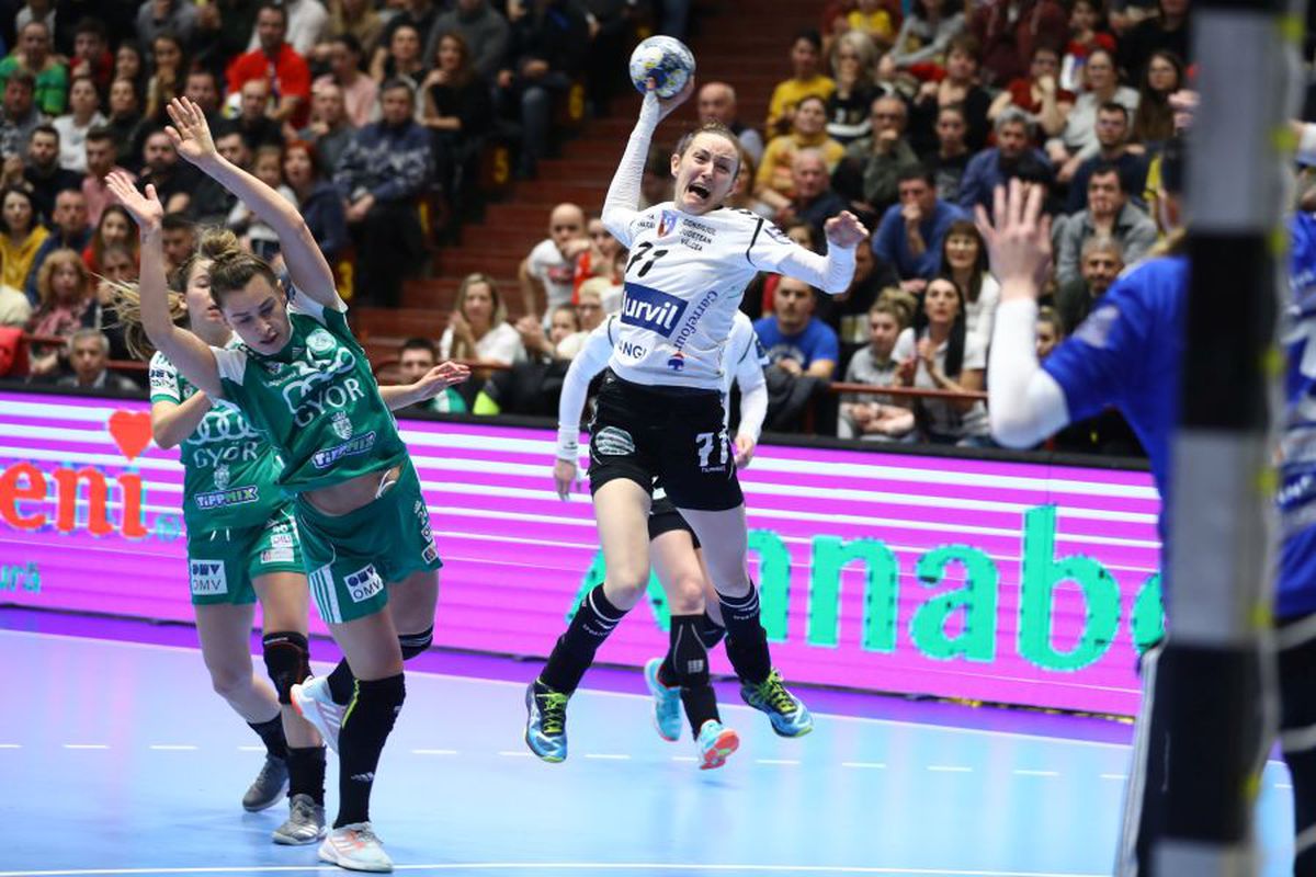 SCM RM. VÂLCEA - GYOR 20-29 // Kristina Liscevici: „E greu să joci cu Gyor aproape o repriză în inferioritate!”