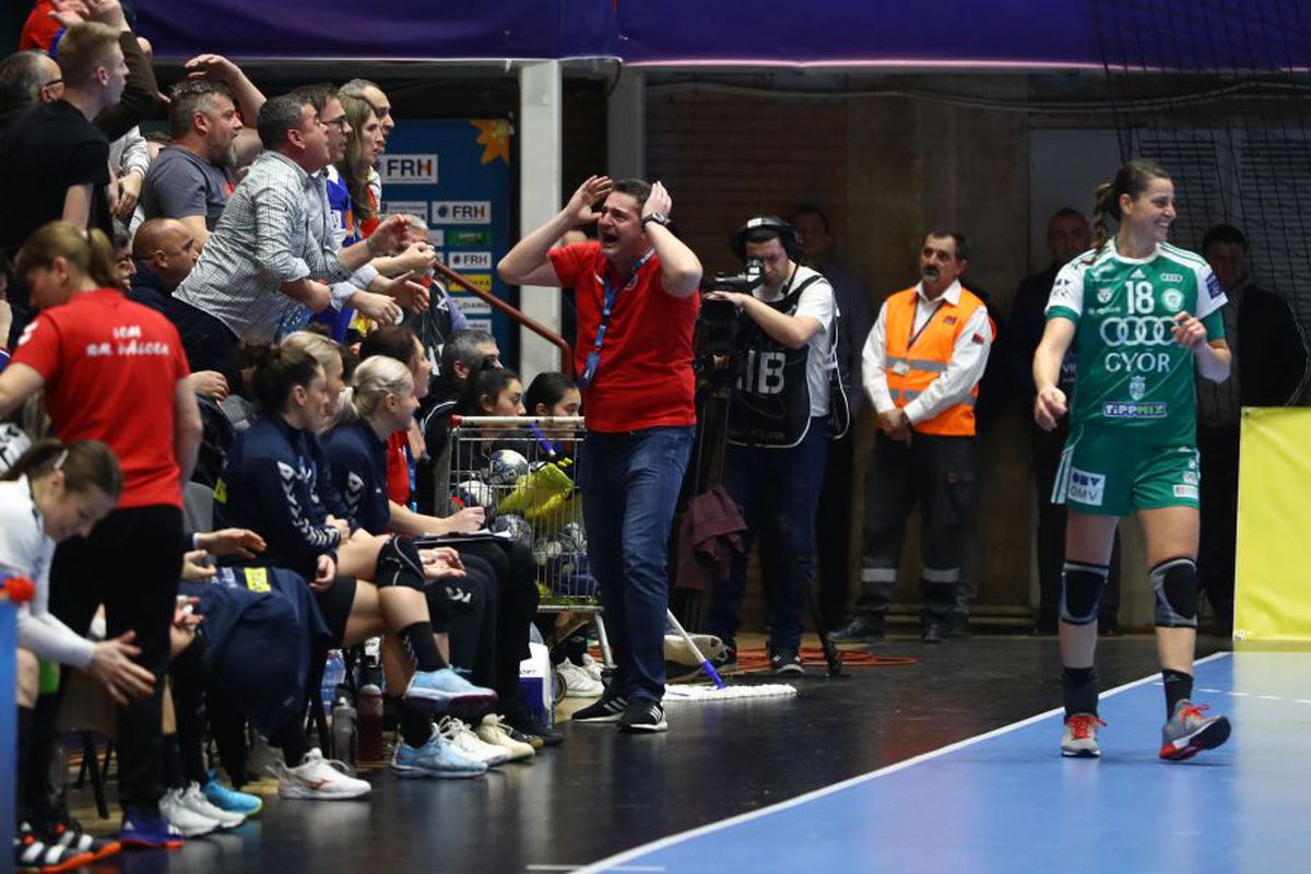 SCM RM. VÂLCEA - GYOR 20-29 // Kristina Liscevici: „E greu să joci cu Gyor aproape o repriză în inferioritate!”