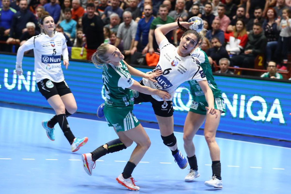 SCM RM. VÂLCEA - GYOR 20-29 // Kristina Liscevici: „E greu să joci cu Gyor aproape o repriză în inferioritate!”