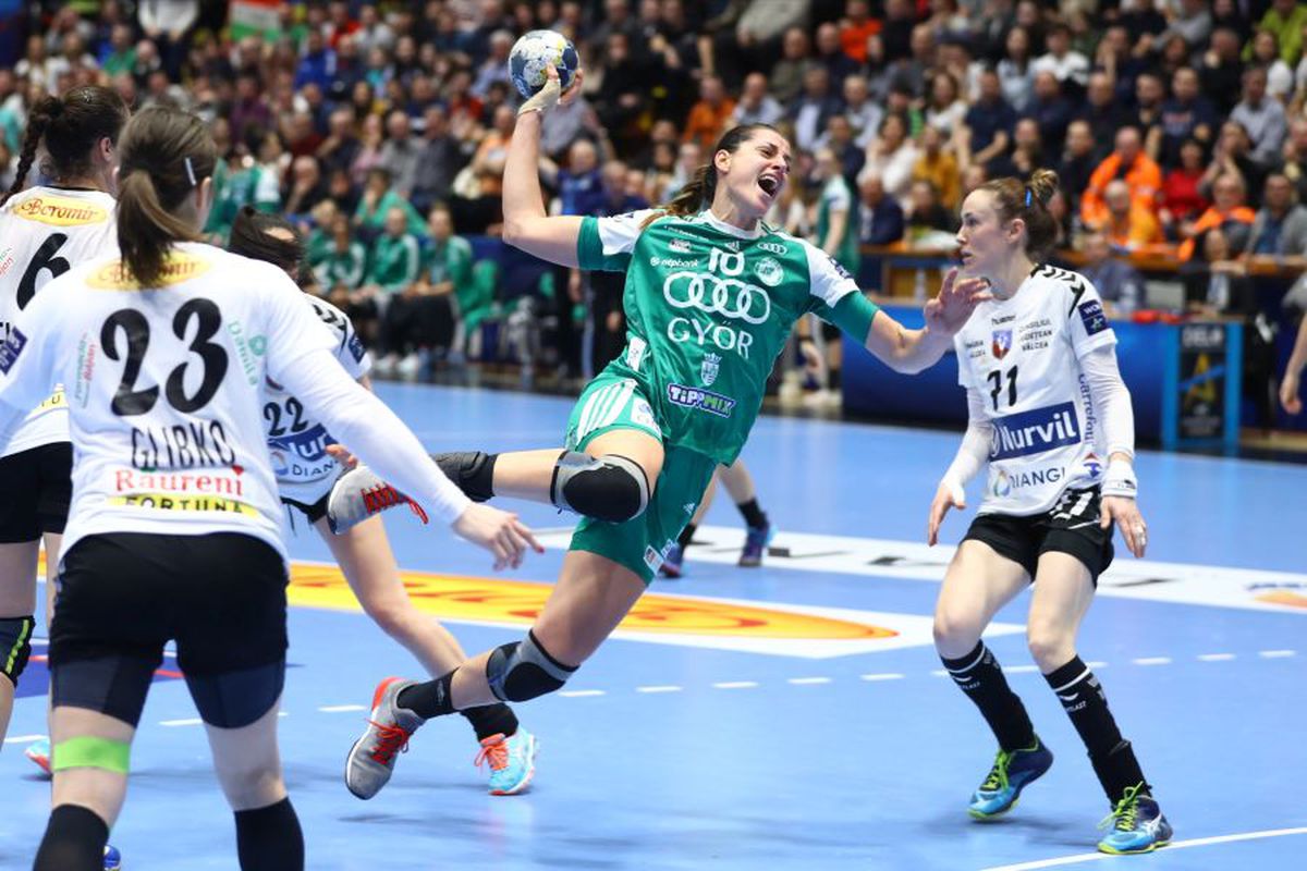 SCM RM. VÂLCEA - GYOR 20-29 // Kristina Liscevici: „E greu să joci cu Gyor aproape o repriză în inferioritate!”