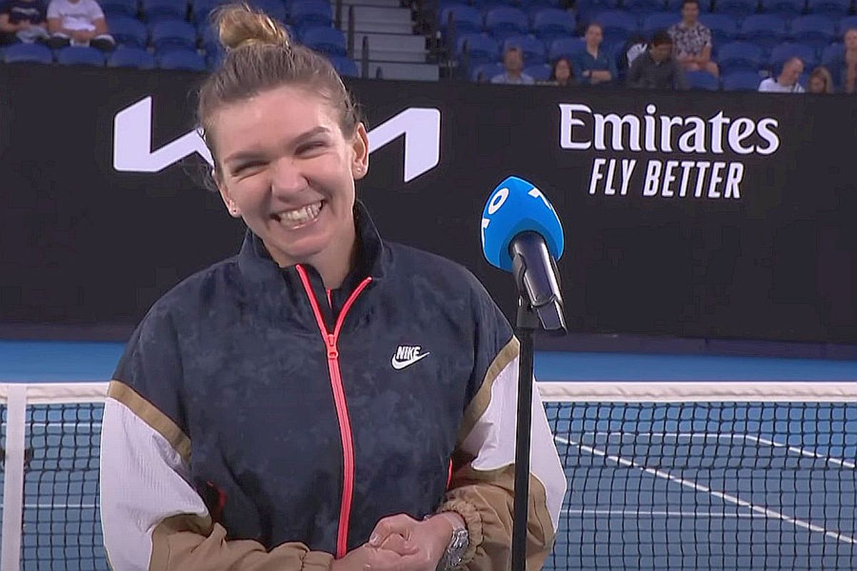 VIDEO Simona Halep îi cucerește pe fanii de la Australian Open: „Da, puteți să îmi spuneți așa”