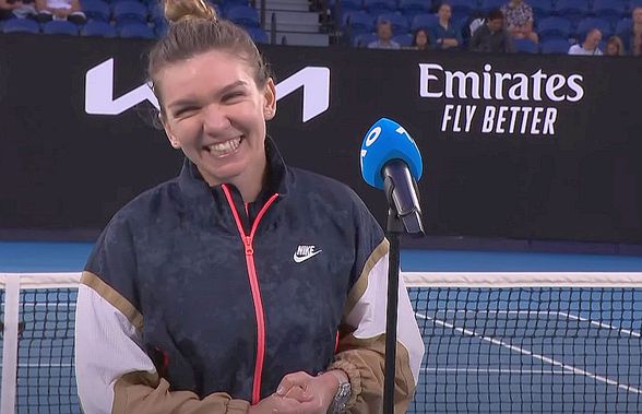 VIDEO Simona Halep îi cucerește pe fanii de la Australian Open: „Da, puteți să îmi spuneți așa”