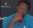 VIDEO Gael Monfils a plâns după eliminarea de la Australian Open: „Cer puțină milă! Sunt într-un coșmar și nu știu când se va termina”