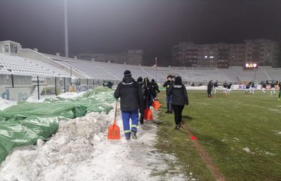 VIDEO+FOTO Ice Age la Botoșani! Ce s-a întâmplat în cabina comentatorilor înainte de meci