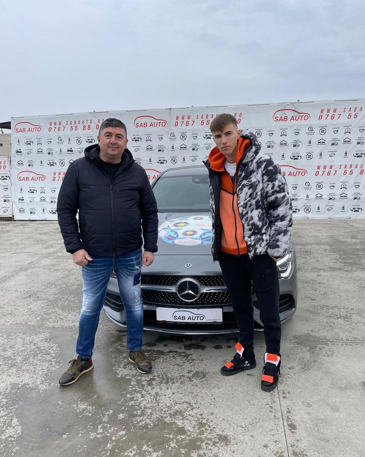 Tavi Popescu a primit cadoul de la Gigi Becali: un Mercedes CLA 220 2020