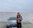 Tavi Popescu a primit cadoul de la Gigi Becali: un Mercedes CLA 220 2020