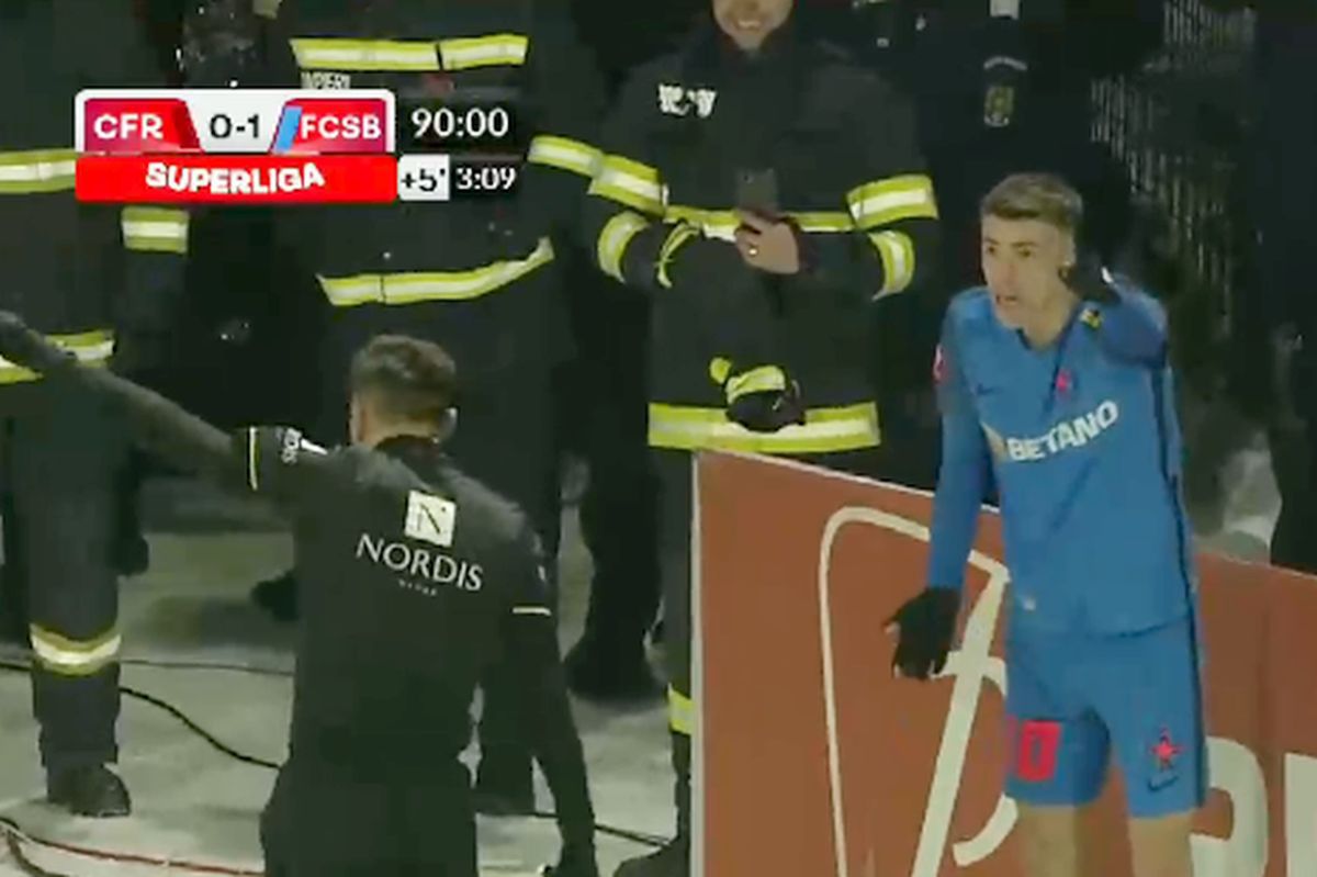 Octavian Popescu, galben în CFR Cluj - FCSB