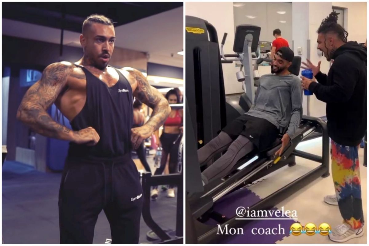 Omrani și-a găsit „antrenor” personal » Trage la sală cu Alex Velea