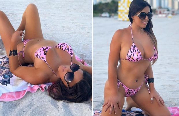 Cea mai sexy arbitră de fotbal a rămas în bikini pe plajele din Miami