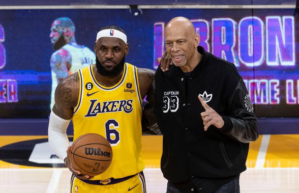 LeBron James e Regele NBA: cel mai bun marcator din istorie! A doborât recordul deținut de aproape 40 de ani de legendarul Kareem Abdul-Jabbar