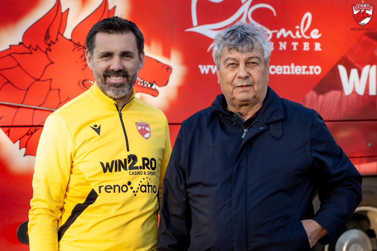 Mircea Lucescu, la antrenamentul lui Dinamo