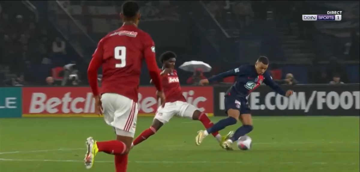 Faultul criminal comis asupra lui Kylian Mbappe în Cupa Franței