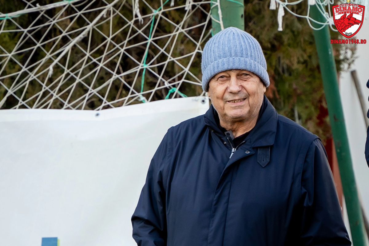 Mircea Lucescu, la antrenamentul lui Dinamo