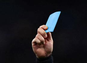 Apare cartonașul albastru în fotbal! » Cum și când va fi folosit