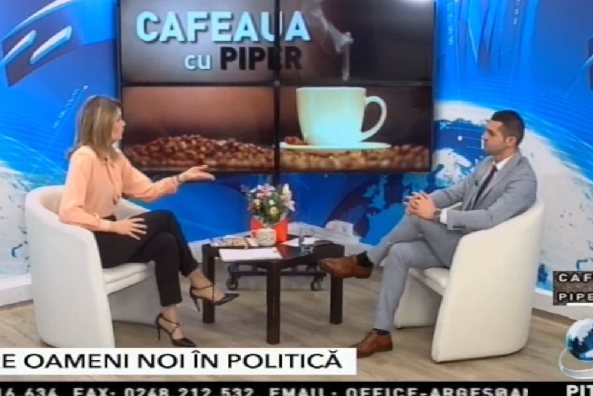 Arbitrul Iulian Călin, invitat la emisiunea „Cafeaua cu piper”