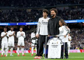 Moment special pentru Marcelo » Peste 80.000 de oameni l-au aclamat pe „Santiago Bernabeu”, înainte de Real - Atletico