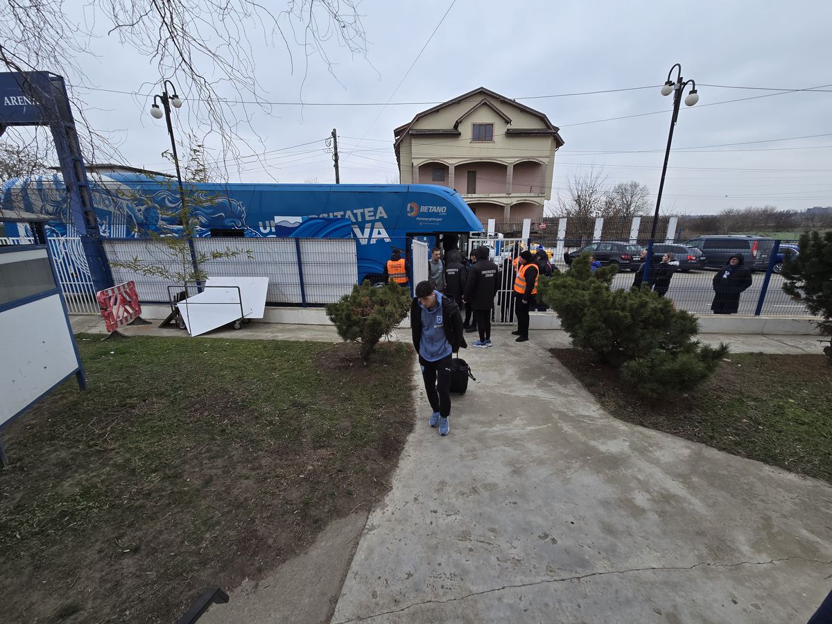 Unirea Slobozia - Universitatea Craiova, imagini dinainte de meci / 8.02.2025