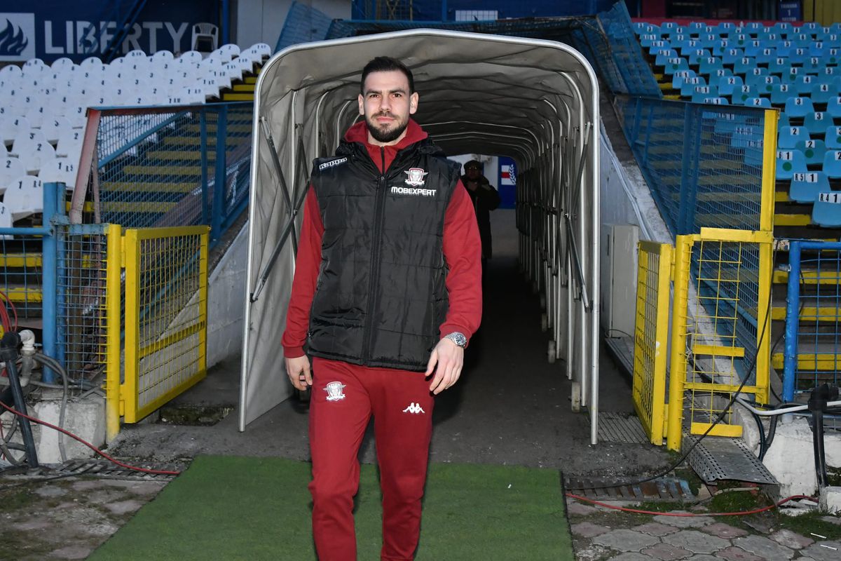 Imagini surprinse înainte de Oțelul - Rapid, 8 februarie 2025