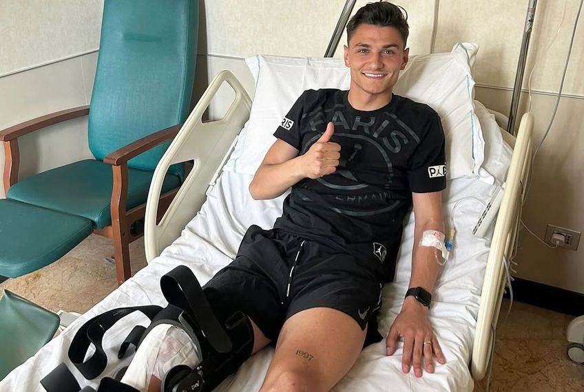 George Ganea, pe patul de operație / Sursă foto: Instagram