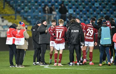 Probleme pentru Rapid, după partida de la Galați! Șumudică a pierdut un titular pentru meciul următor