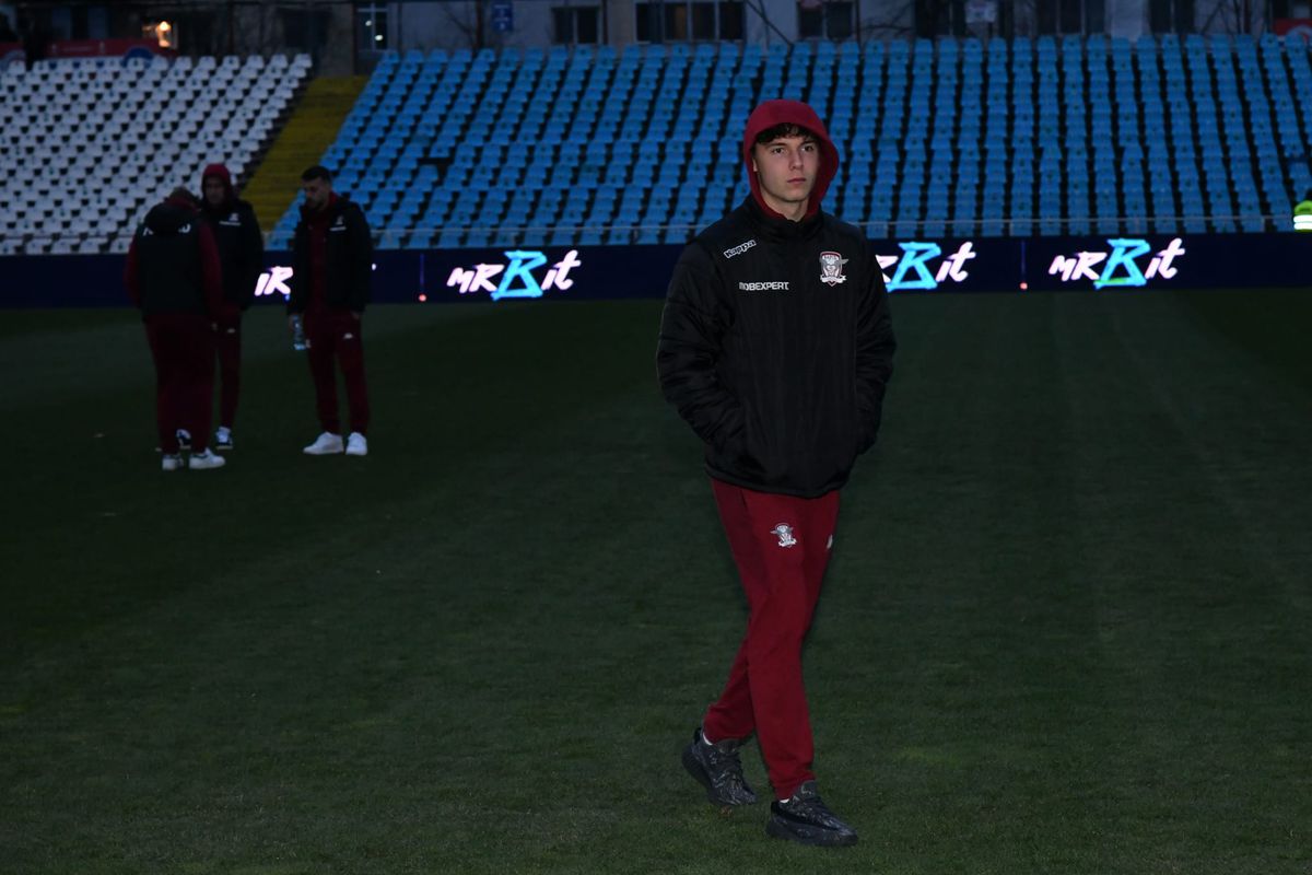 Imagini surprinse înainte de Oțelul - Rapid, 8 februarie 2025