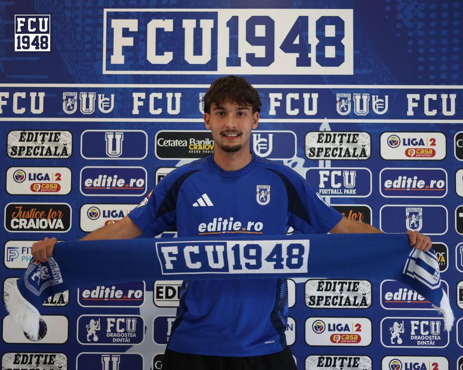 FCU Craiova tocmai a făcut a doua achiziție a iernii: „Bine ai venit!”