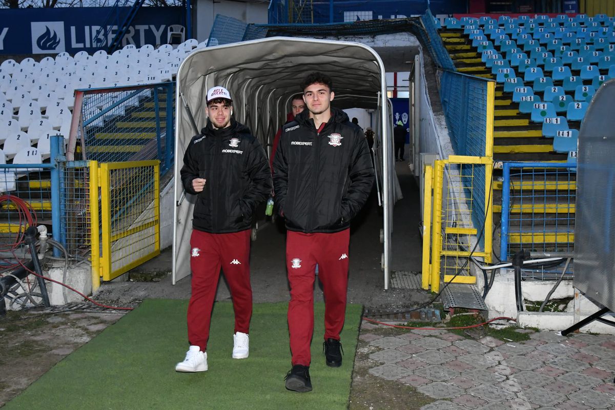 Imagini surprinse înainte de Oțelul - Rapid, 8 februarie 2025