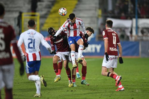 Oțelul - Rapid, în runda #26 din Superliga, 8 februarie // foto: Cristi Preda (GSP)