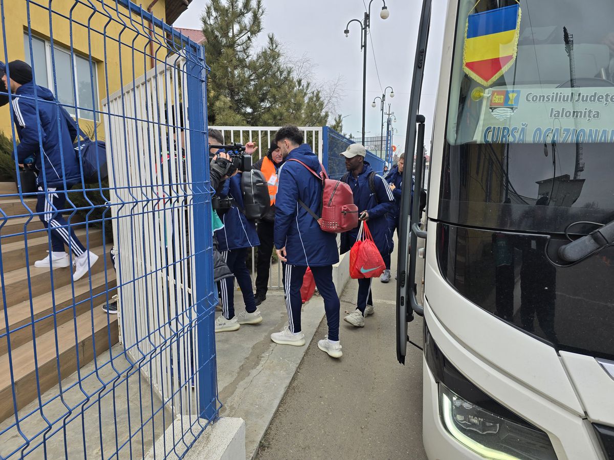 Unirea Slobozia - Universitatea Craiova, imagini dinainte de meci / 8.02.2025