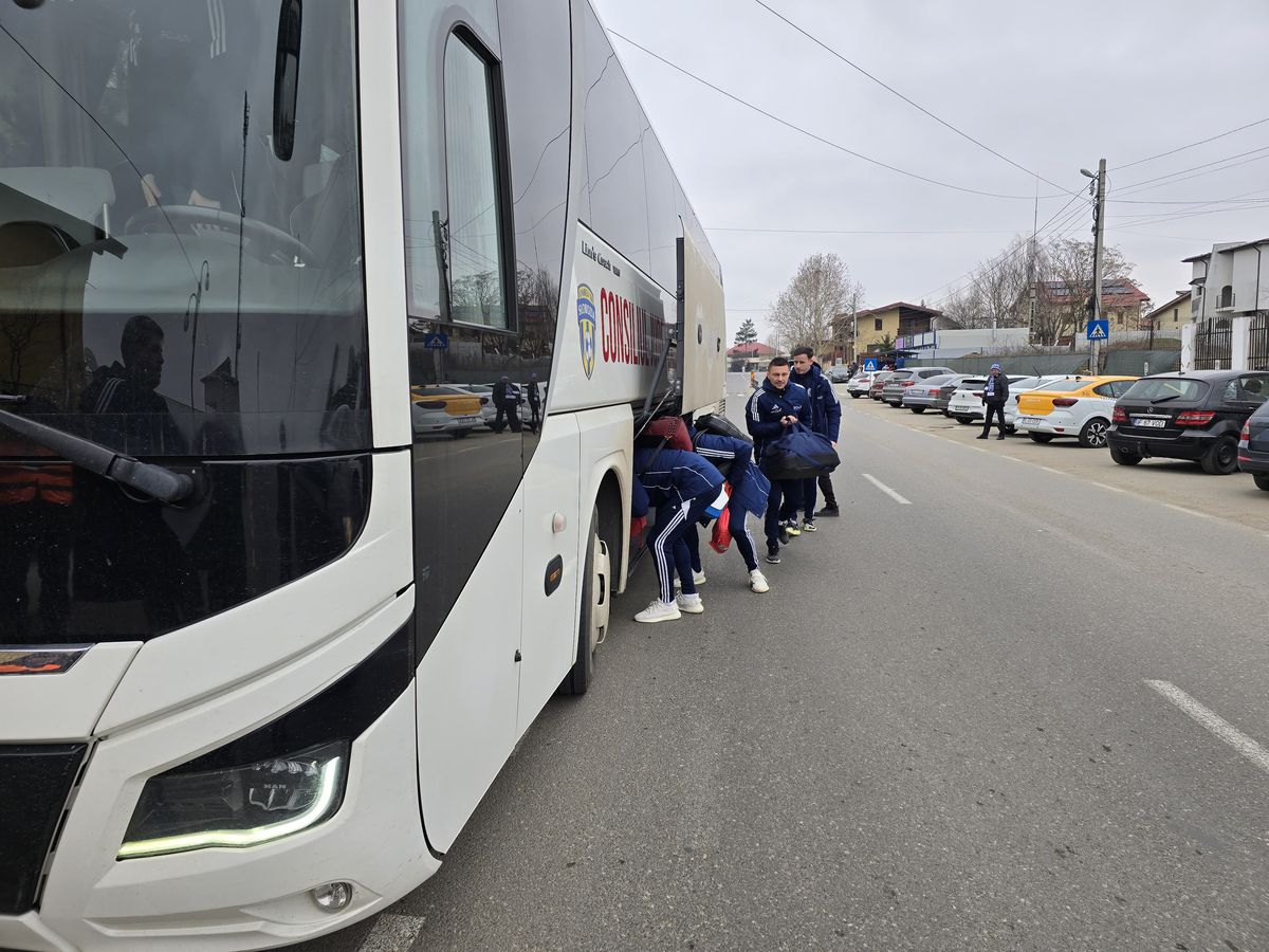 Unirea Slobozia - Universitatea Craiova, imagini dinainte de meci / 8.02.2025