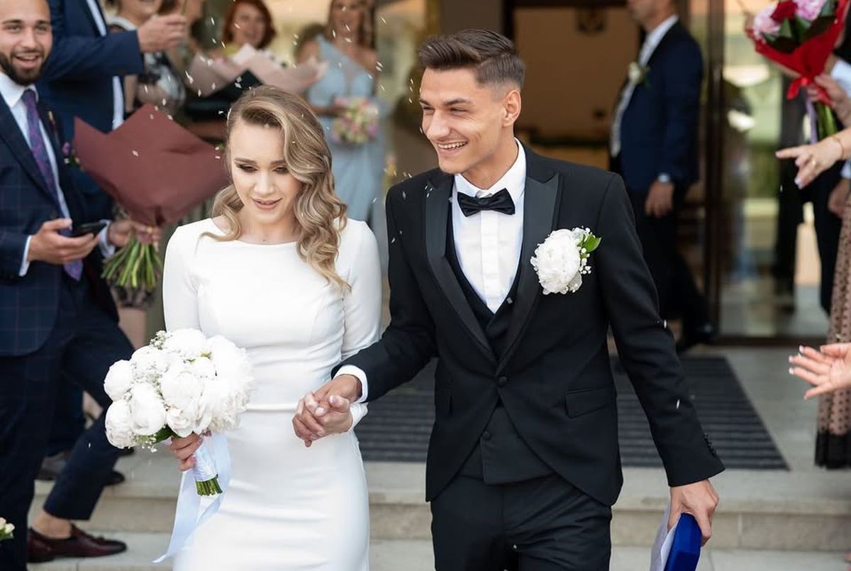 George Ganea și Mălina au făcut, în sfârșit, nunta! Imagini cu partenera fiului lui Ionel Ganea