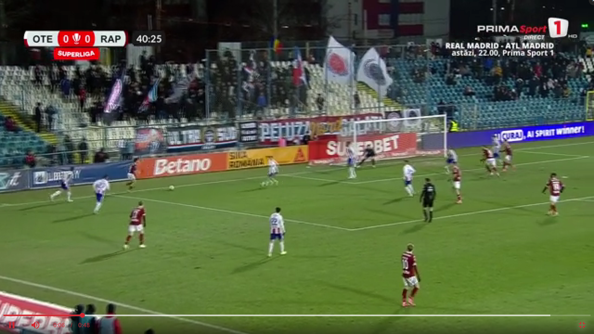 Elvir Koljic s-a făcut de râs în Oțelul - Rapid! » „De acolo e mai greu să ratezi decât să dai gol”