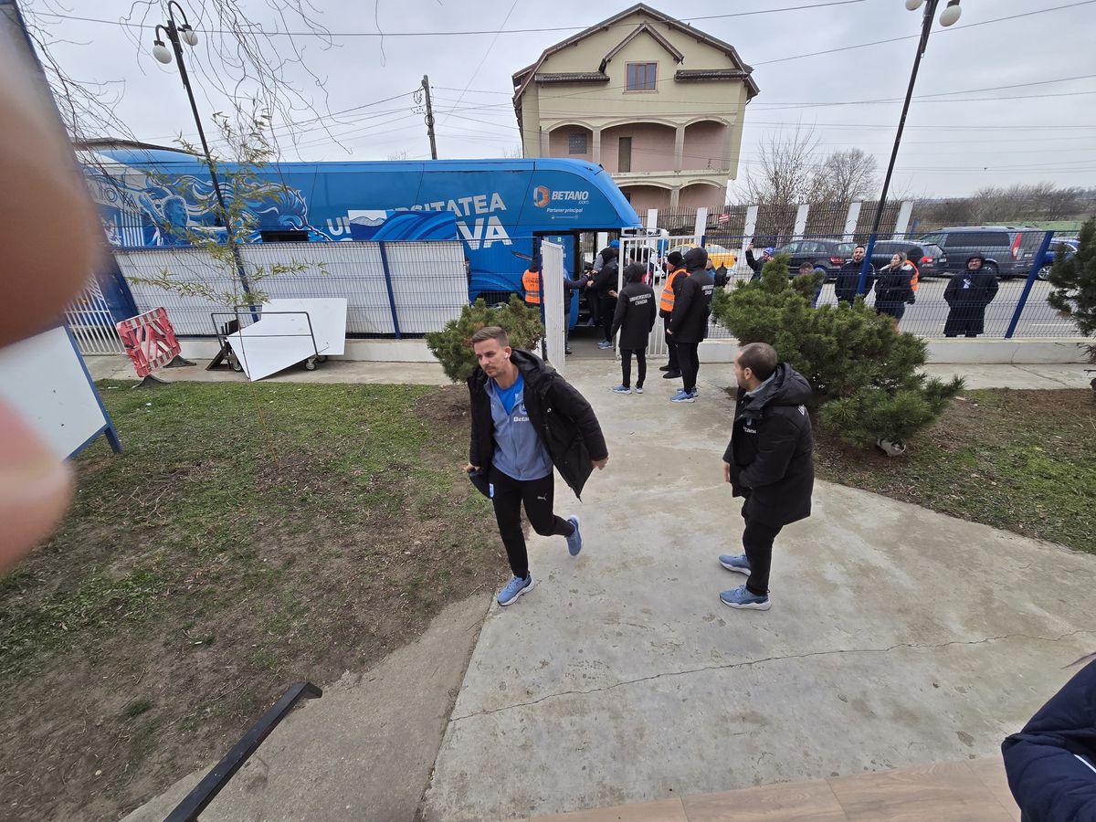Unirea Slobozia - Universitatea Craiova, imagini dinainte de meci / 8.02.2025