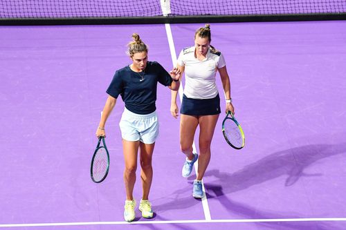 Jaqueline Cristian și Angelica Moratelli, în sferturile de finală ale Transylvania Open/Foto: Imago Images