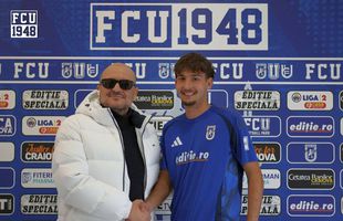 FCU Craiova tocmai a făcut a doua achiziție a iernii: „Bine ai venit!”